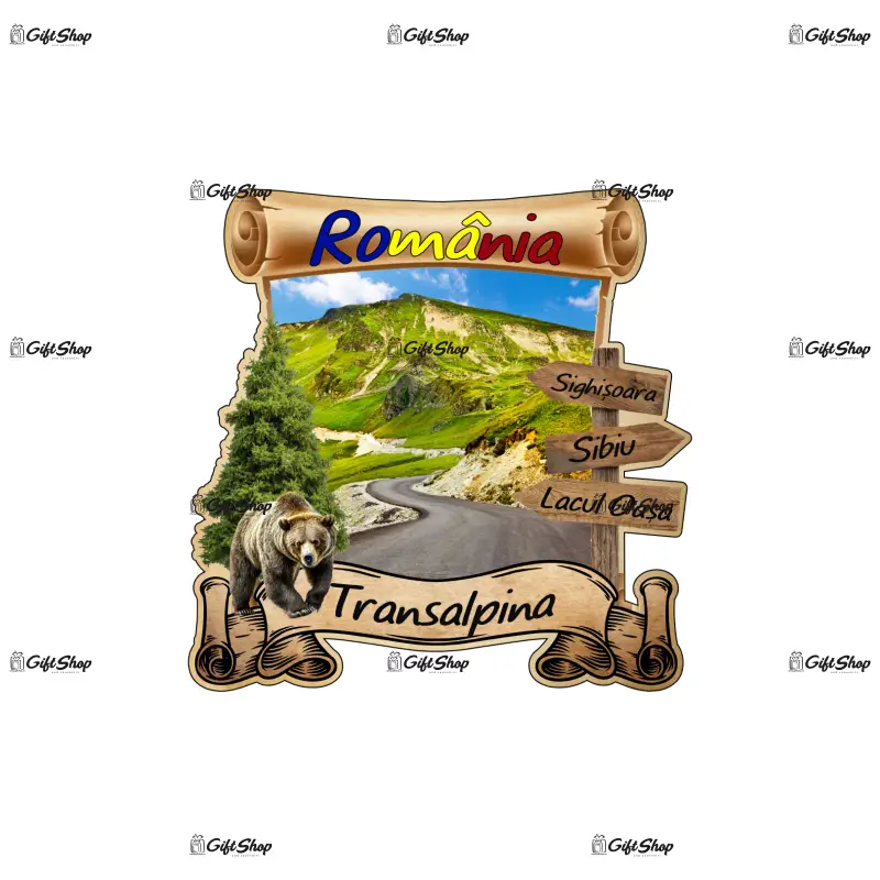 Transalpina, romania, magnet papirus, model mgs 216